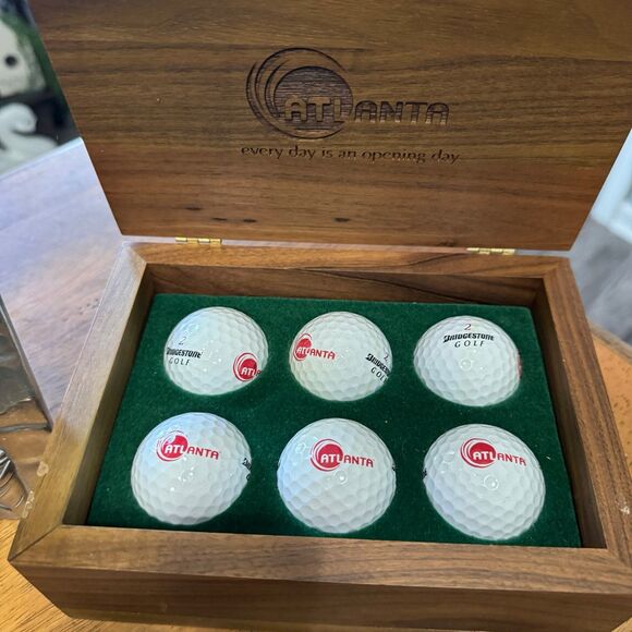 Golf Themed Home Decor, Golf balls, Business card holder, Trinket box, Frame - Picture 6 of 10